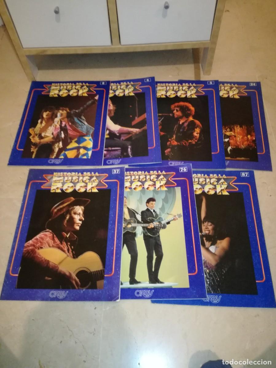 Cat&aacute;logos de m&uacute;sica: LOTE DE 7 REVISTAS DE LA HISTORIA DE LA MUSICA ROCK-N&ordm; 2, 4, 5, 24, 37, 76 Y 87