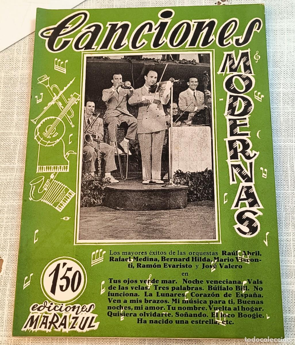 Cat&aacute;logos de m&uacute;sica: CANCIONERO | CANCIONES MODERNAS - EDICIONES MARAZUL