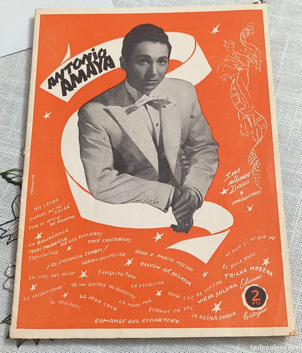 Cat&aacute;logos de m&uacute;sica: CANCIONERO | ANTONIO AMAYA - EDICIONES BISTAGNE