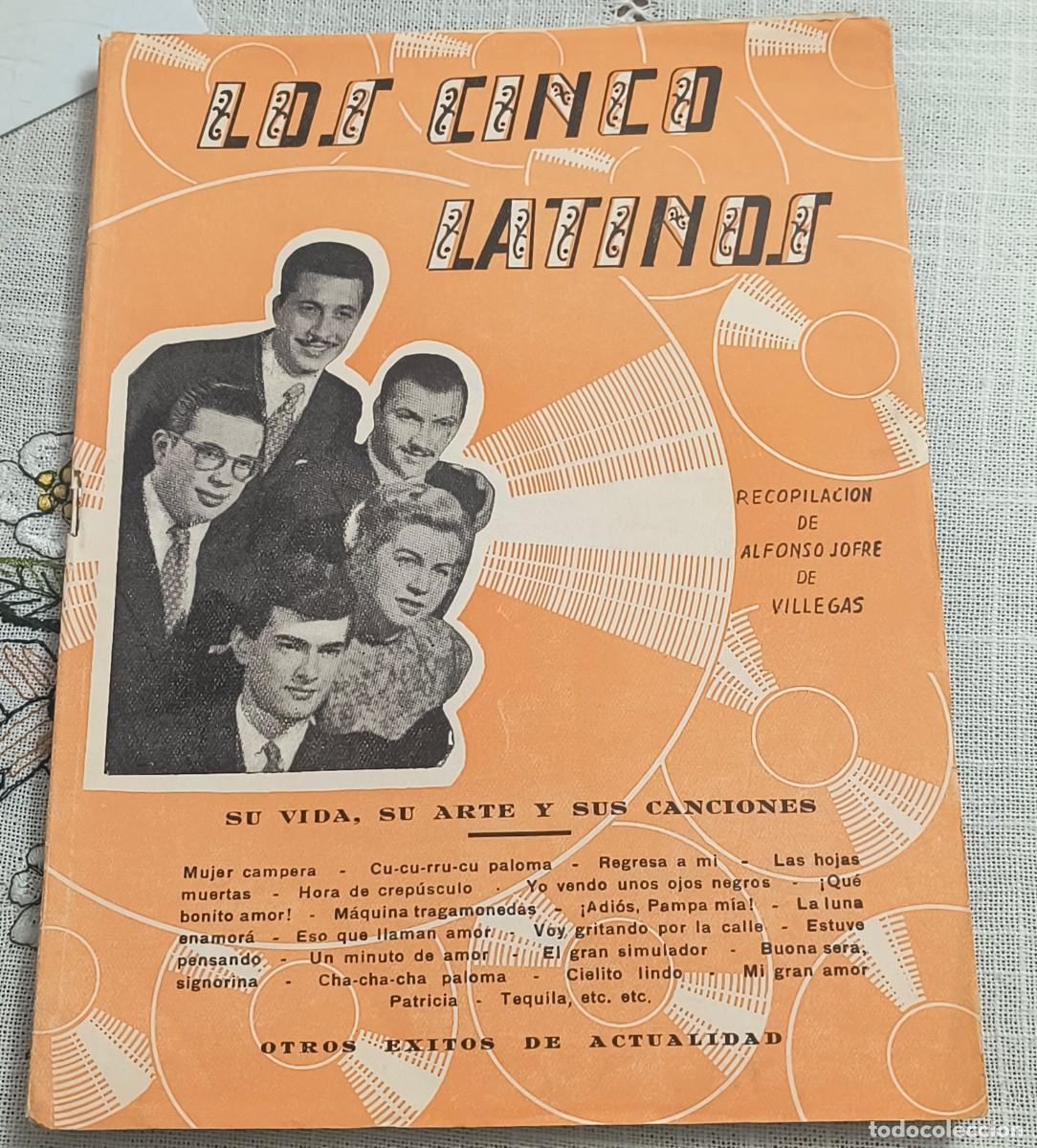 Cat&aacute;logos de m&uacute;sica: CANCIONERO | LOS CINCO LATINOS - SUS GRANDES CREACIONES / EDICIONES MARAZUL (1960)