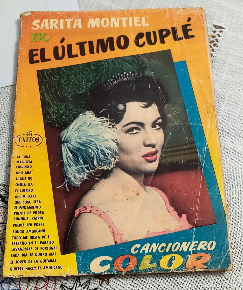 Cat&aacute;logos de m&uacute;sica: CANCIONERO COLOR | SARITA MONTIEL EN EL &Uacute;LTIMO CUPL&Eacute;