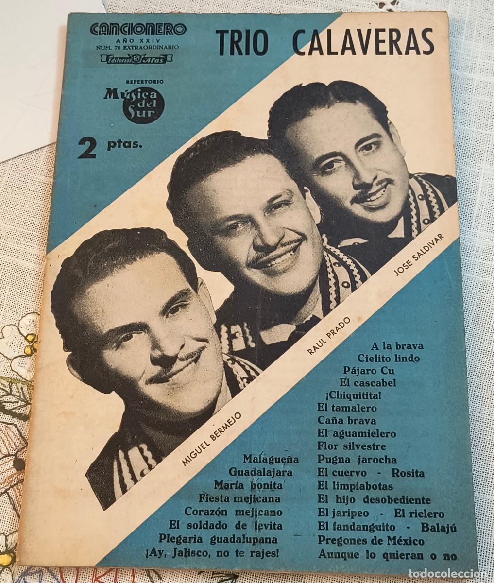 Cat&aacute;logos de m&uacute;sica: CANCIONERO | TR&Iacute;O CALAVERAS - EDITORIAL ALAS N&deg;70 EXTRAORDINARIO