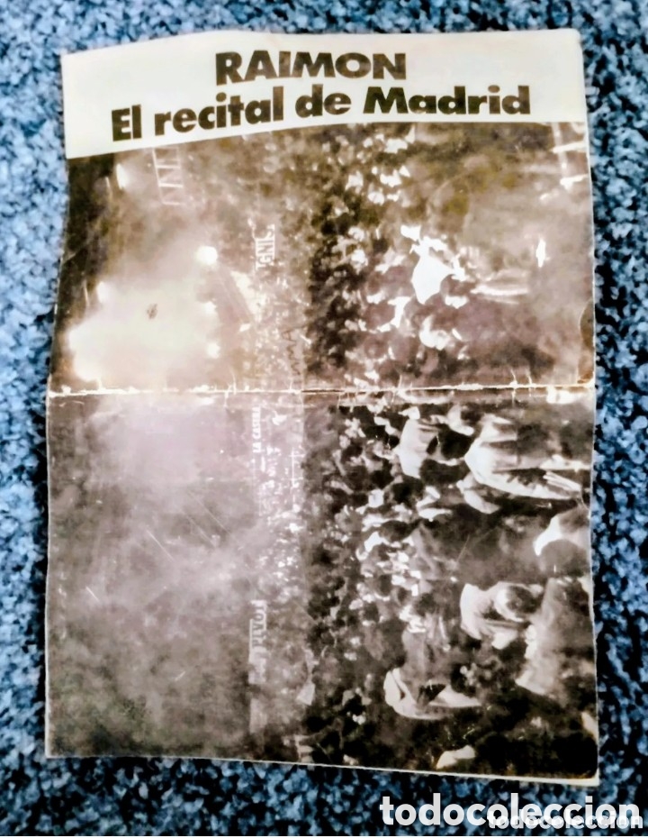 Music Catalogs: cancionero RAIMON &rdquo;el recital de Madrid&rdquo; A&Ntilde;OS 60 en NORMAL ESTADO con se&ntilde;ales de uso normales