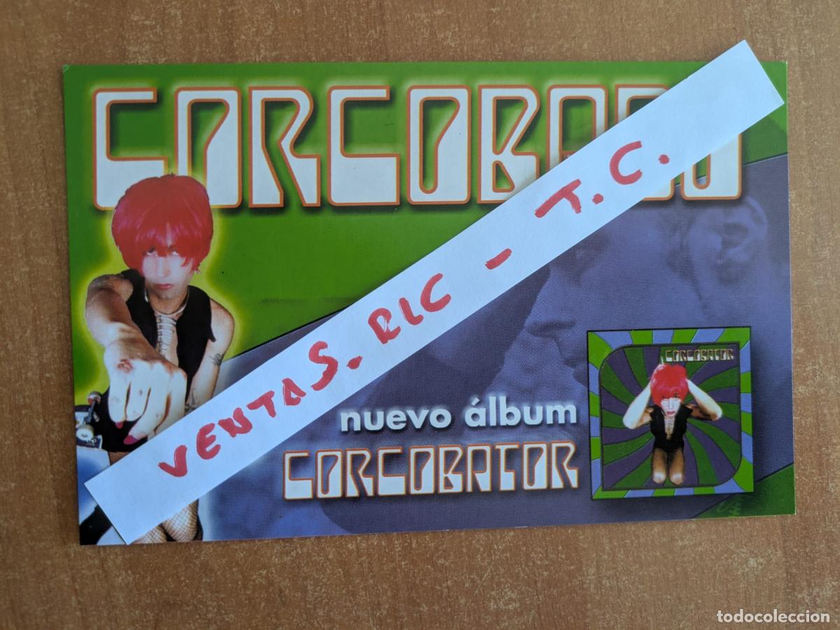 Cat&aacute;logos de m&uacute;sica: Postal Corcobado Corcobator. Caroline Espa&ntilde;a. Javier Corcobado. A&ntilde;os 90.