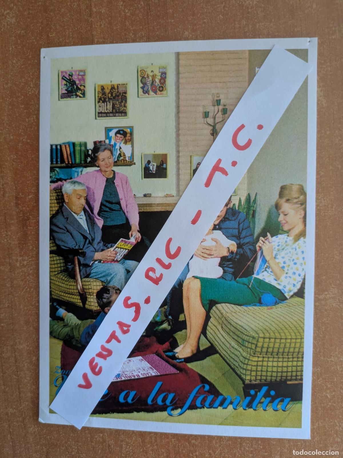 Cat&aacute;logos de m&uacute;sica: Postal Zona de Obras. Une a la familia. M&uacute;sica. Comics. Relatos. Curiosidades. A&ntilde;os 90.