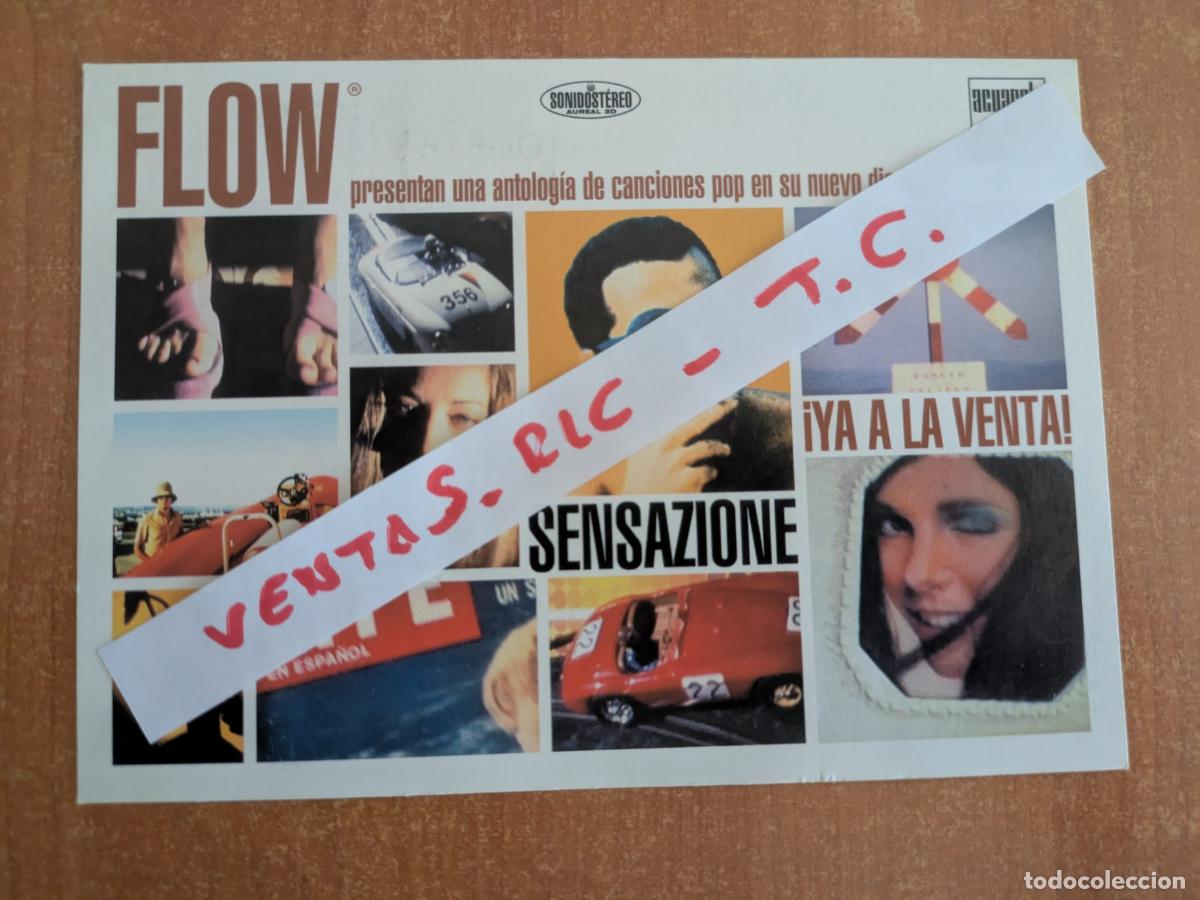 Music Catalogs: Postal Flow. Sensazione. Acuarela Discos. A&ntilde;os 90.