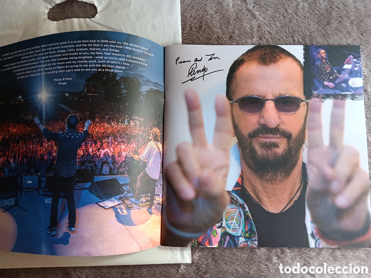 Cat&aacute;logos de m&uacute;sica: BEATLES RINGO STARR PROGRAMA GIRA 2016 ESPA&Ntilde;A - Foto 2