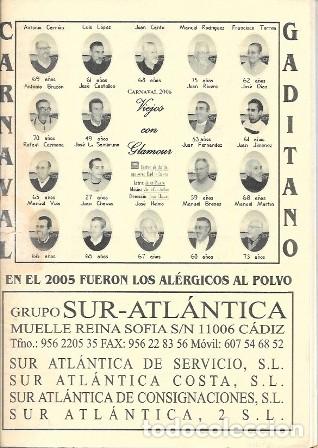 Cat&aacute;logos de m&uacute;sica: VIEJOS CON GLAMOUR - EL EL 2005 FUERO LOS ALERGICOS AL POLVO - A-C-2213