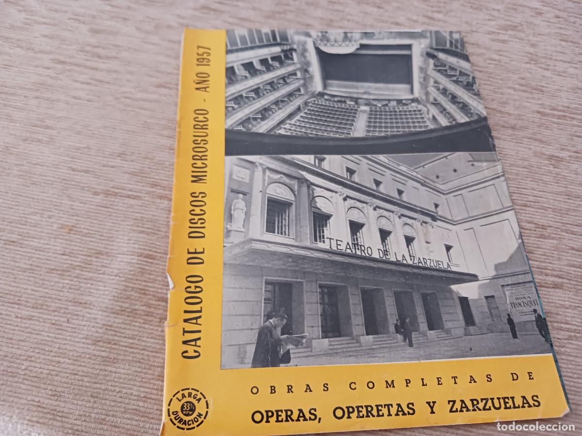Cat&aacute;logos de m&uacute;sica: catalogo de discos decca, operas, operetas y zarzuelas 1957, radio comella torello