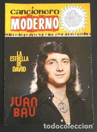 Cat&aacute;logos de m&uacute;sica: CANCIONERO MODERNO - JUAN BAU - Ediciones ESTE Principio A&ntilde;os 70 - Revista Musical
