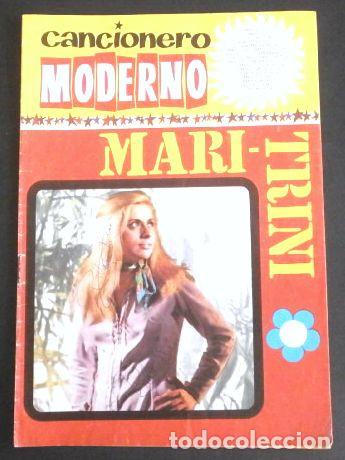 Cat&aacute;logos de m&uacute;sica: CANCIONERO MODERNO - MARI TRINI - Ediciones ESTE Principio A&ntilde;os 70 - Revista Musical