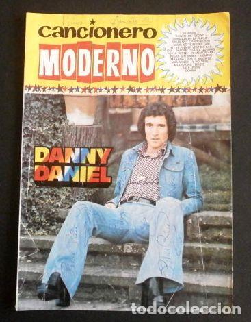 Cat&aacute;logos de m&uacute;sica: CANCIONERO MODERNO - DANNY DANIEL - Ediciones ESTE Principio A&ntilde;os 70 - Revista Musical