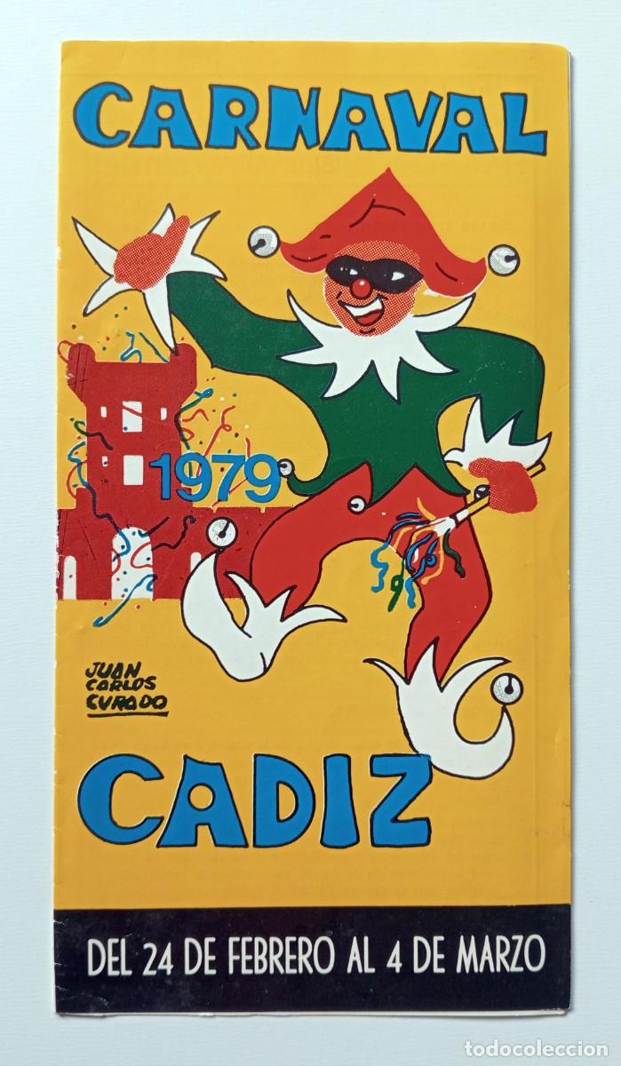Cat&aacute;logos de m&uacute;sica: CARNAVAL DE C&Aacute;DIZ: PROGRAMA DE MANO A&Ntilde;O 1979 - Foto 1
