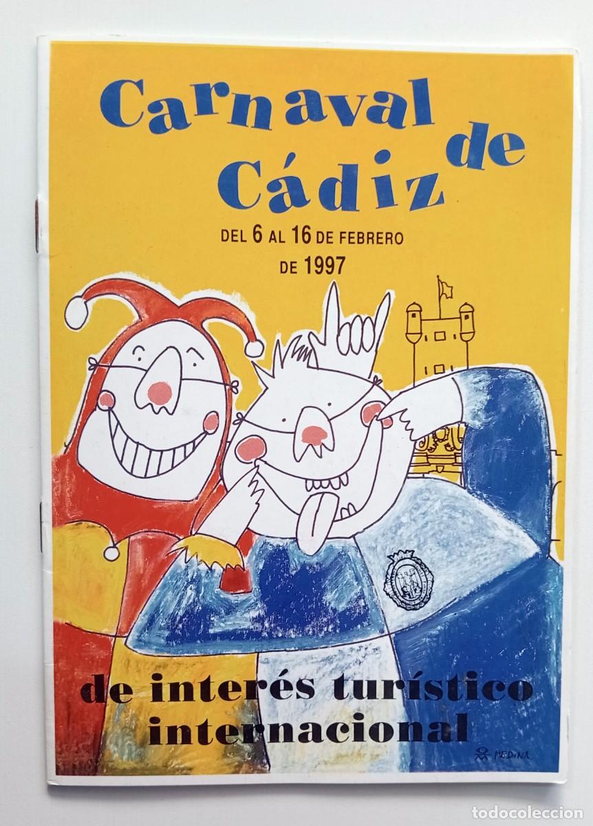 Cat&aacute;logos de m&uacute;sica: CARNAVAL DE C&Aacute;DIZ: PROGRAMA DE MANO A&Ntilde;O 1997 - Foto 1