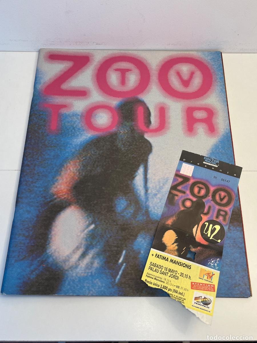 Cat&aacute;logos de m&uacute;sica: U2 - Zoo TV Tour Book + Entrada concierto