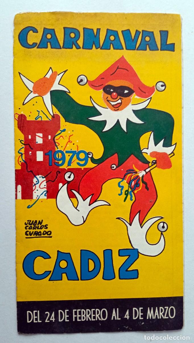 Cat&aacute;logos de m&uacute;sica: CARNAVAL DE C&Aacute;DIZ: PROGRAMA DE MANO A&Ntilde;O 1979