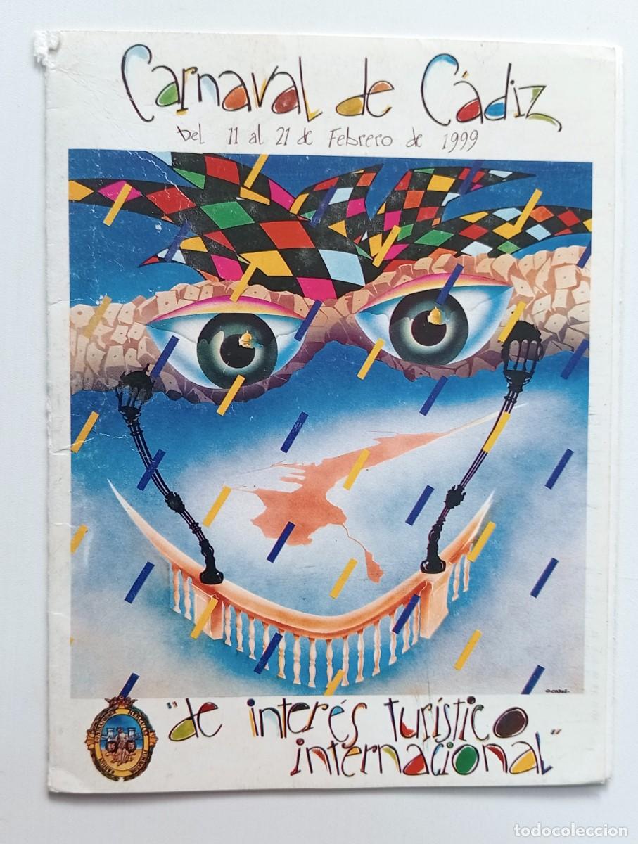 Cat&aacute;logos de m&uacute;sica: CARNAVAL DE C&Aacute;DIZ: PROGRAMA DE MANO A&Ntilde;O 1999