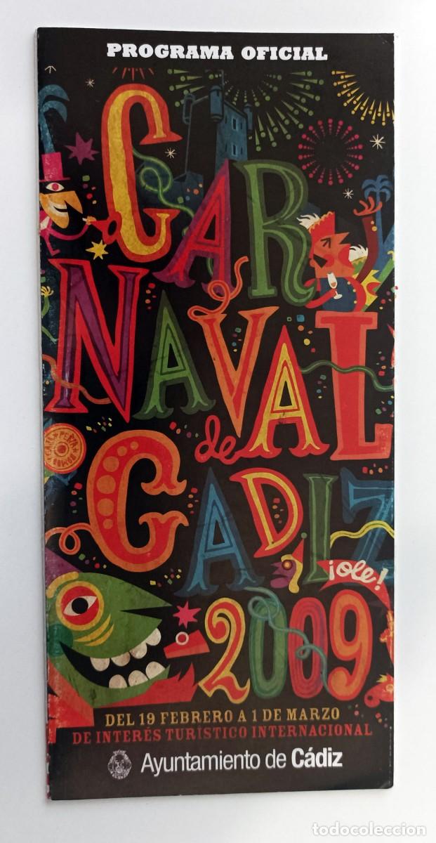 Cat&aacute;logos de m&uacute;sica: CARNAVAL DE C&Aacute;DIZ: PROGRAMA DE MANO A&Ntilde;O 2009