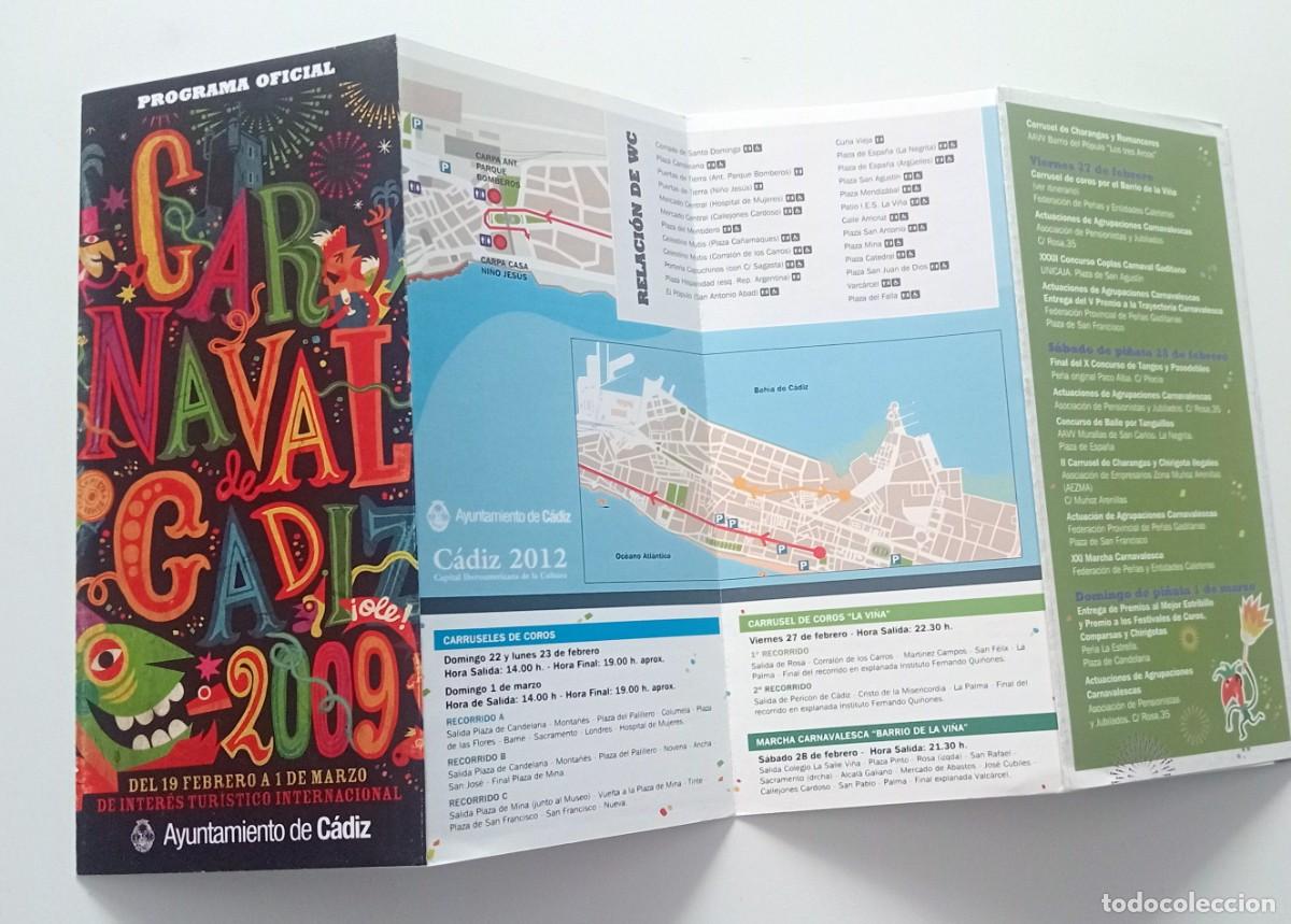 Cat&aacute;logos de m&uacute;sica: CARNAVAL DE C&Aacute;DIZ: PROGRAMA DE MANO A&Ntilde;O 2009 - Foto 2