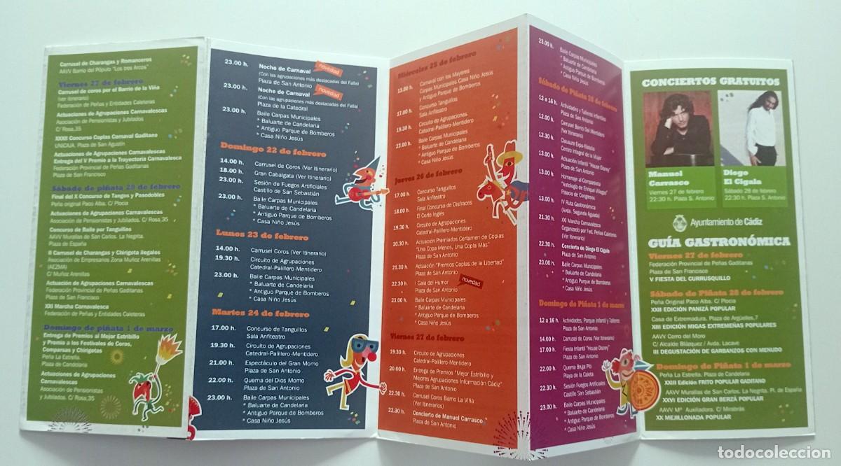 Cat&aacute;logos de m&uacute;sica: CARNAVAL DE C&Aacute;DIZ: PROGRAMA DE MANO A&Ntilde;O 2009 - Foto 3