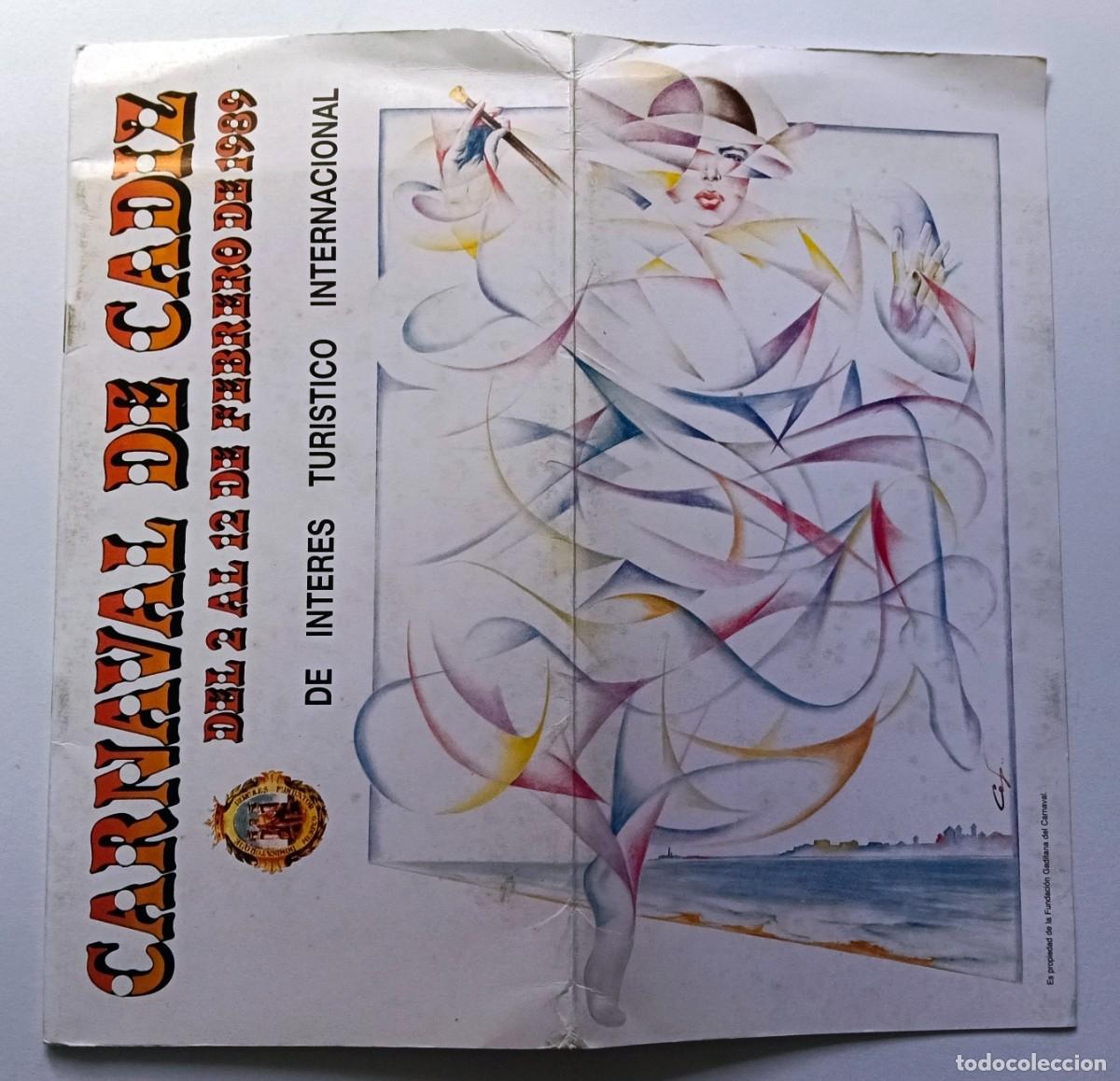 Cat&aacute;logos de m&uacute;sica: CARNAVAL DE C&Aacute;DIZ: PROGRAMA DE MANO A&Ntilde;O 1989