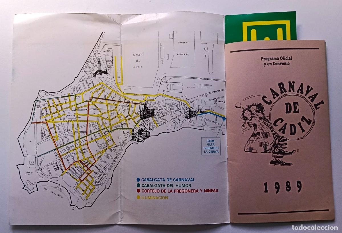 Cat&aacute;logos de m&uacute;sica: CARNAVAL DE C&Aacute;DIZ: PROGRAMA DE MANO A&Ntilde;O 1989 - Foto 2
