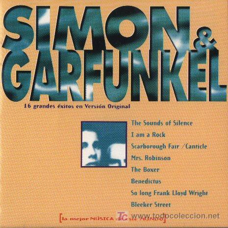 CDs de m&uacute;sica: Simon & Garfunkel: 16 grandes &eacute;xitos en versi&oacute;n original. - Foto 1
