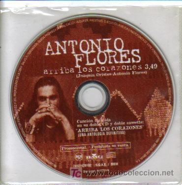CDs de M&uacute;sica: ANTONIO FLORES-ARRIBA LOS CORAZONES CDSINGLE SIN PORTADA PROMOCIONAL EDITADO POR BMG EN 1999