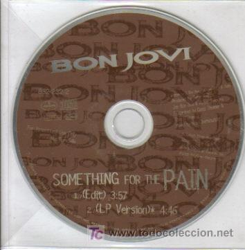 CDs de m&uacute;sica: BON JOVI-SOMETHING FOR THE PAIN CDSINGLE SIN PORTADA PROMO EDITA POLYGRAM EN 1995