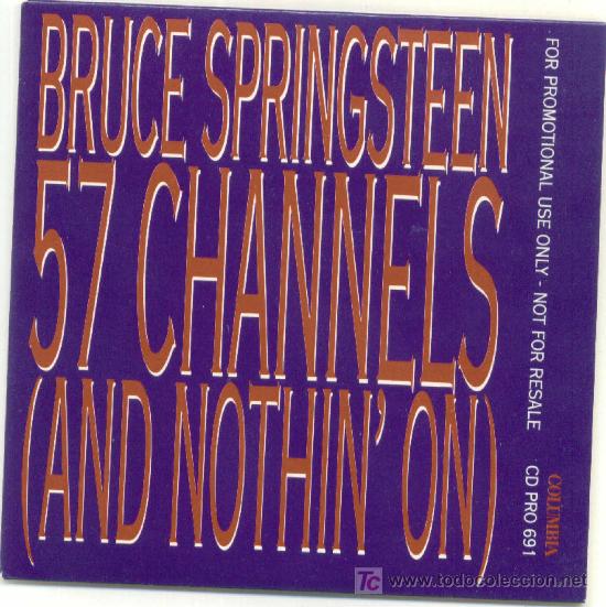 CDs de m&uacute;sica: BRUCE SPRINGSTEEN. 57 Channels (and nothinon) (cd-single 1992) - Foto 1