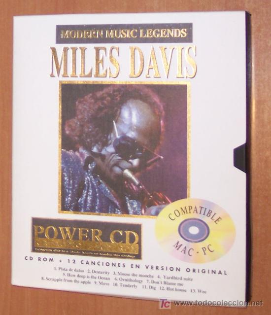 CDs de m&uacute;sica: CD: Modern Music Legends: MILES DAVIS (Power CD) - Foto 1