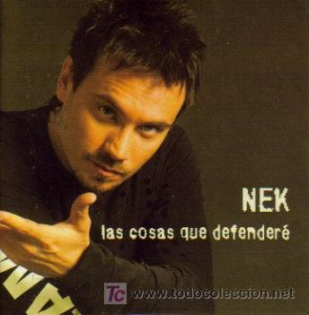 CDs de m&uacute;sica: NEK - LAS COSAS QUE DEFENDERE CD SINGLE WEA 2002 - Foto 1