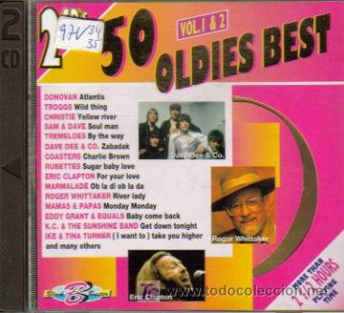 CDs de m&uacute;sica: 50 OLDIES BEST 1&2-DONOVAN-CHRISTIE-TREMELOES-COASTERS-IKE AND TINA TURNER ETC.. CD DOBLE BLOCKBUS