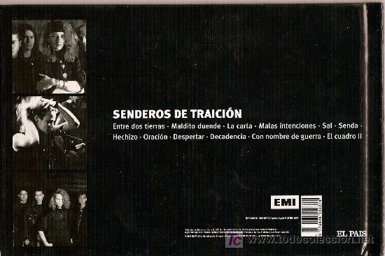 CDs de m&uacute;sica: Contraportada - Back. - Foto 2