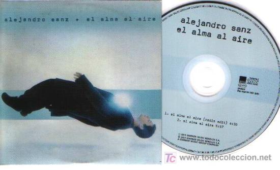 CDs de m&uacute;sica: ALEJANDRO SANZ CD single 2001 El alma al aire - Foto 1