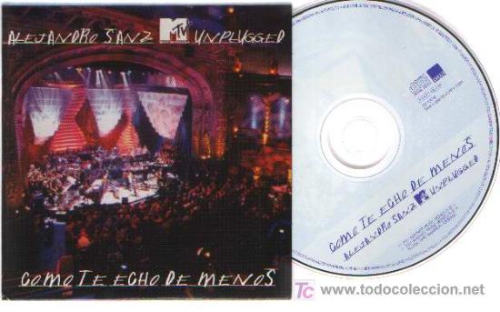 CDs de m&uacute;sica: ALEJANDRO SANZ CD single 2001 Como te echo de menos - Foto 1