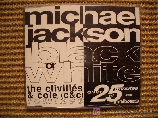 CDs de m&uacute;sica: MICHAEL JACKSON MAXI CD `BLACK OR WHITE&acute; NUEVO - Foto 1