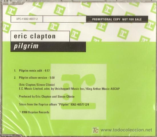 CDs de m&uacute;sica: ERIC CLAPTON - PILGRIM ( CD PROMO RADIO ) - Foto 1