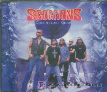 CDs de m&uacute;sica: SCORPIONS - DOES ANYONE KNOW - CD SINGLE RARO CON 3 CANCIONES - Foto 1