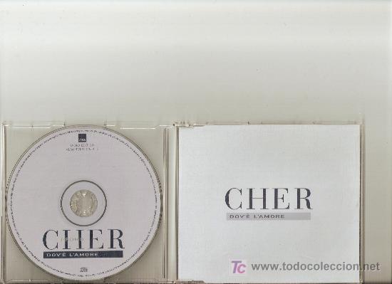 CDs de m&uacute;sica: CHER - DOV&Egrave; LAMORE ( CD SINGLE PROMO RARO ) - Foto 1