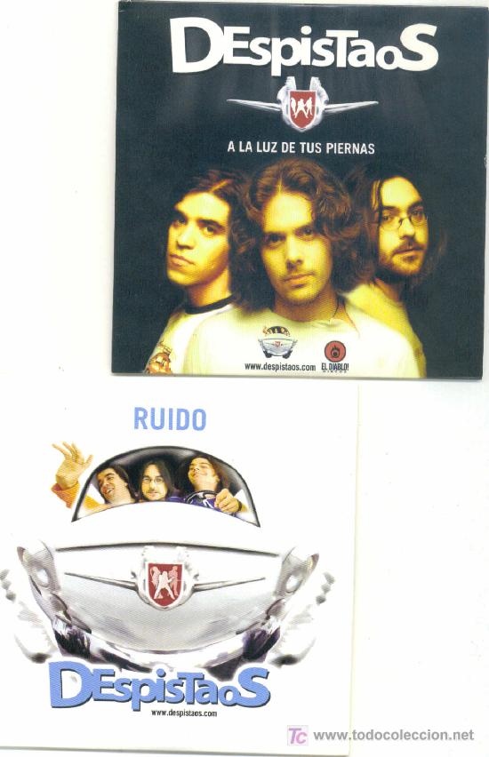 CDs de M&uacute;sica: DESPISTAOS.(2 cds) Ruido. A la luz de tus piernas (cd- singles 2004)