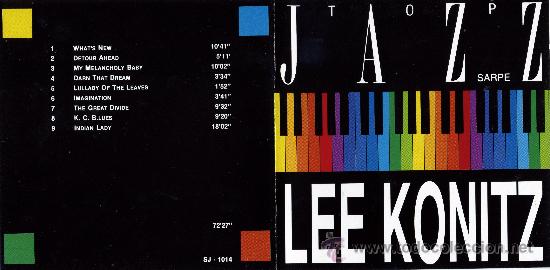 CDs de m&uacute;sica: TOP JAZZ: LEE KONITZ (CD/ JAZZ- 004, 3) - Foto 1
