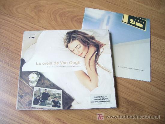 CDs de m&uacute;sica: FUNDA CON EL FOLLETO DEL CD DE LA OREJA DE VAN GOGH. - Foto 1