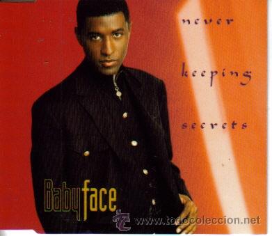 CDs de m&uacute;sica: BABYFACE  - NEVER KEEPING SECRETS CDSINGLE 1993 - Foto 1