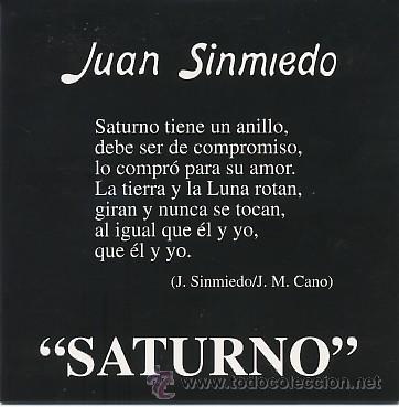 CDs de m&uacute;sica: juan sinmiedo cd single - Foto 1