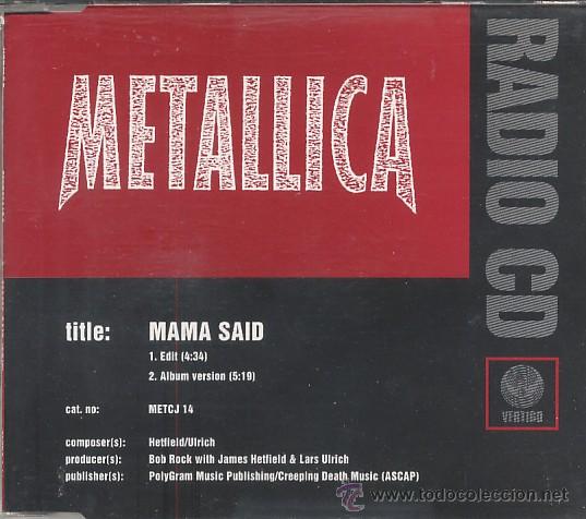 CDs de m&uacute;sica: metalica (cd single) - Foto 1
