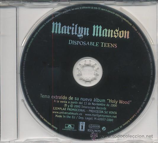 CDs de m&uacute;sica: marilyn manson (cd single) - Foto 1