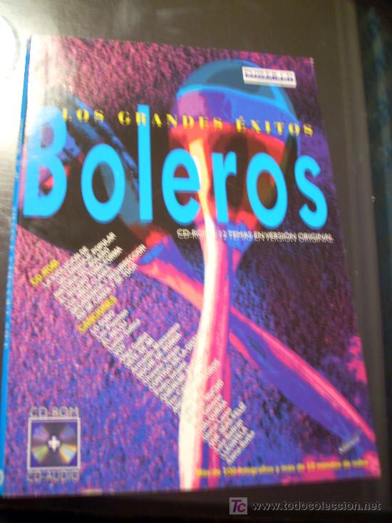 CDs de m&uacute;sica: Grandes &eacute;xitos. Boleros. CD audio + CD-ROM. - Foto 1