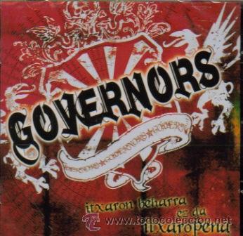 CDs de Musique: GOVERNORS - ITXARON BEHARRA EZ DA ITXAROPENA CD ALBUM PRECINTADO