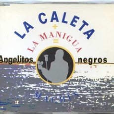 CDs de Música: LA CALETA + LA MANIGUA / ANGELITOS NEGROS (CD SINGLE 1998). Lote 9477625